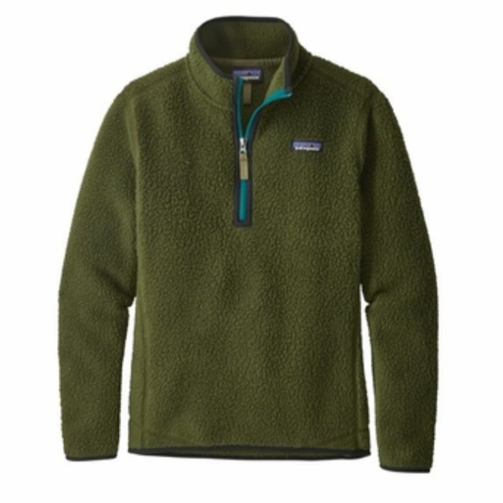 Patagonia Retro Pile 1/4-Zip Fleece Jacket Size M
